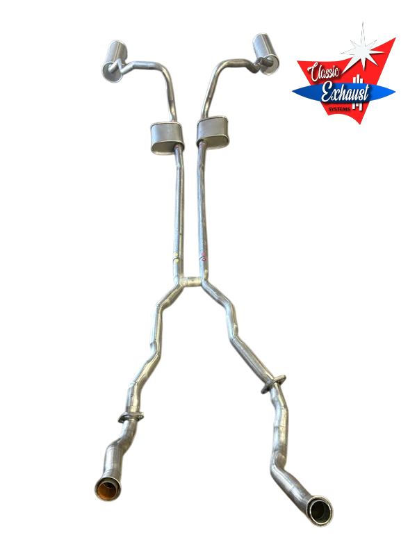 Sistema de escape doble de 8 cilindros para Ford Thunderbird 1966
