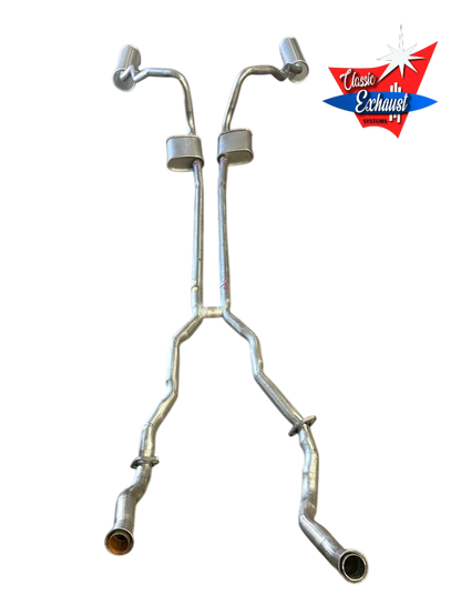Sistema de escape doble de 8 cilindros para Ford Thunderbird 1966