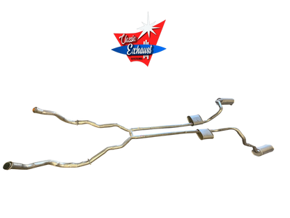 Sistema de escape doble de 8 cilindros para Ford Thunderbird 1966