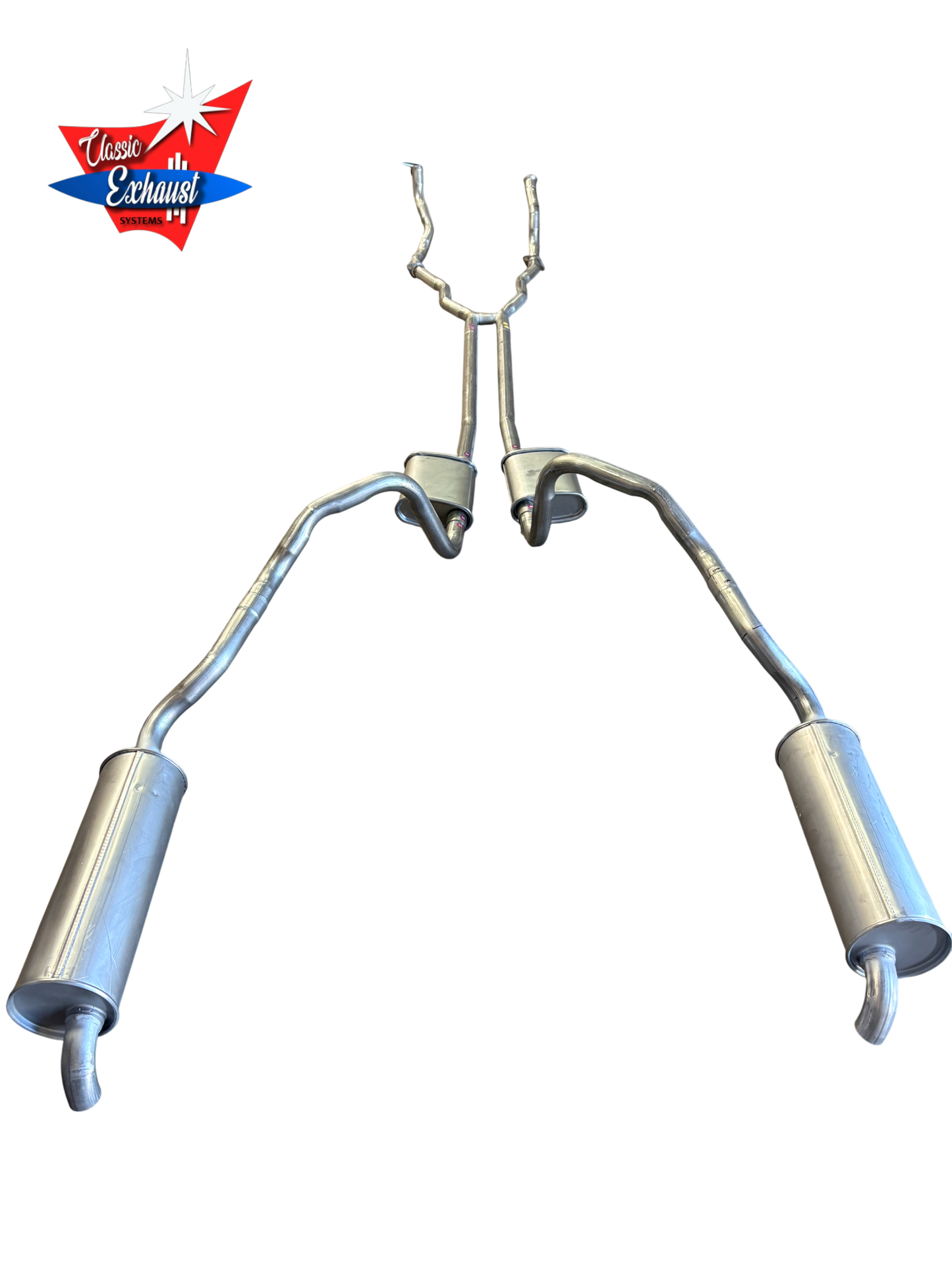 Sistema de escape doble de 8 cilindros para Ford Thunderbird 1966