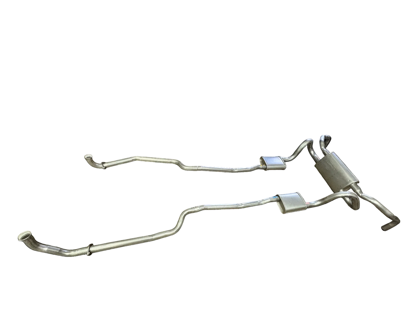 Sistema de escape doble para motor de 8 cilindros Pontiac Firebird 1967-68