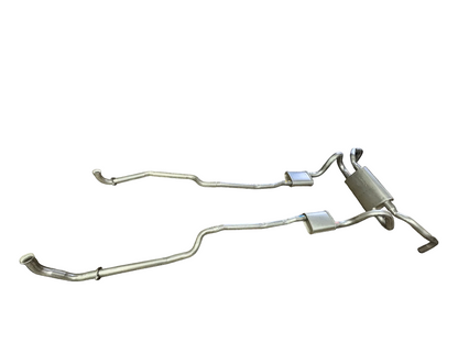 Sistema de escape doble para motor de 8 cilindros Pontiac Firebird 1967-68