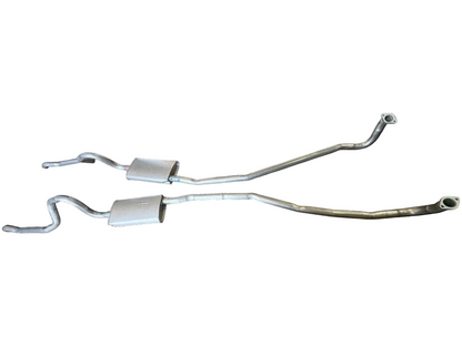 Sistema de escape doble para motor 361 383 de Dodge Coronet 1967