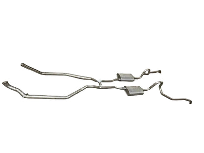 Sistema de escape doble para motor 390 de Ford LTD 1968