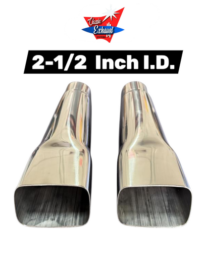 1968-70 Dodge Coronet RT Superbee Exhaust Tips (304 Stainless Steel)