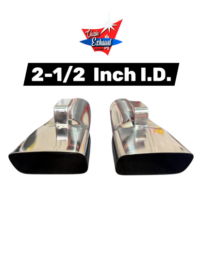 1968-70 Dodge Coronet RT Superbee Exhaust Tips (304 Stainless Steel)