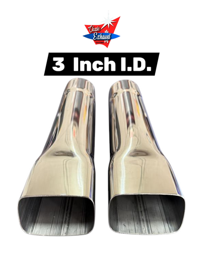 1968-70 Dodge Coronet RT Superbee Exhaust Tips (304 Stainless Steel)