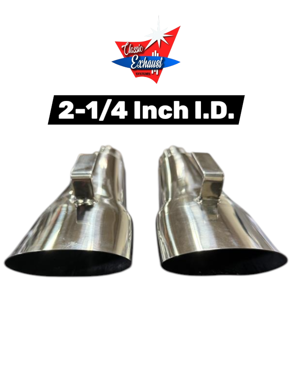 1968-70 Plymouth Roadrunner GTX Belvedere Exhaust Tips (304 Stainless Steel)