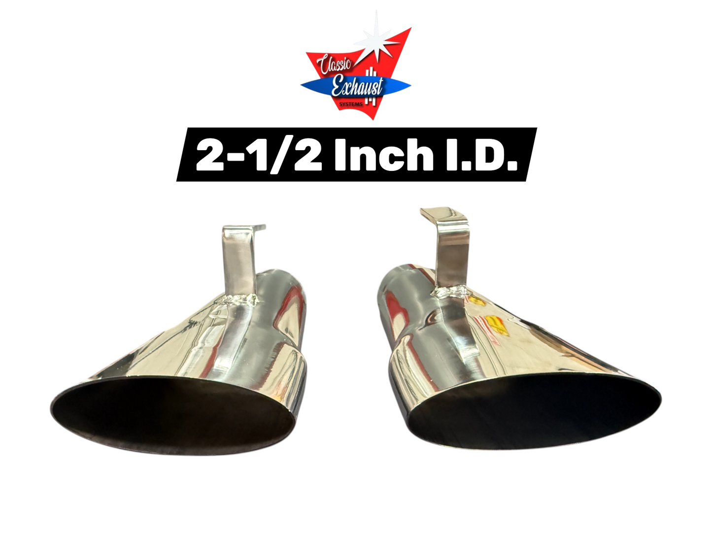 1968-70 Plymouth Roadrunner GTX Belvedere Exhaust Tips (304 Stainless Steel)