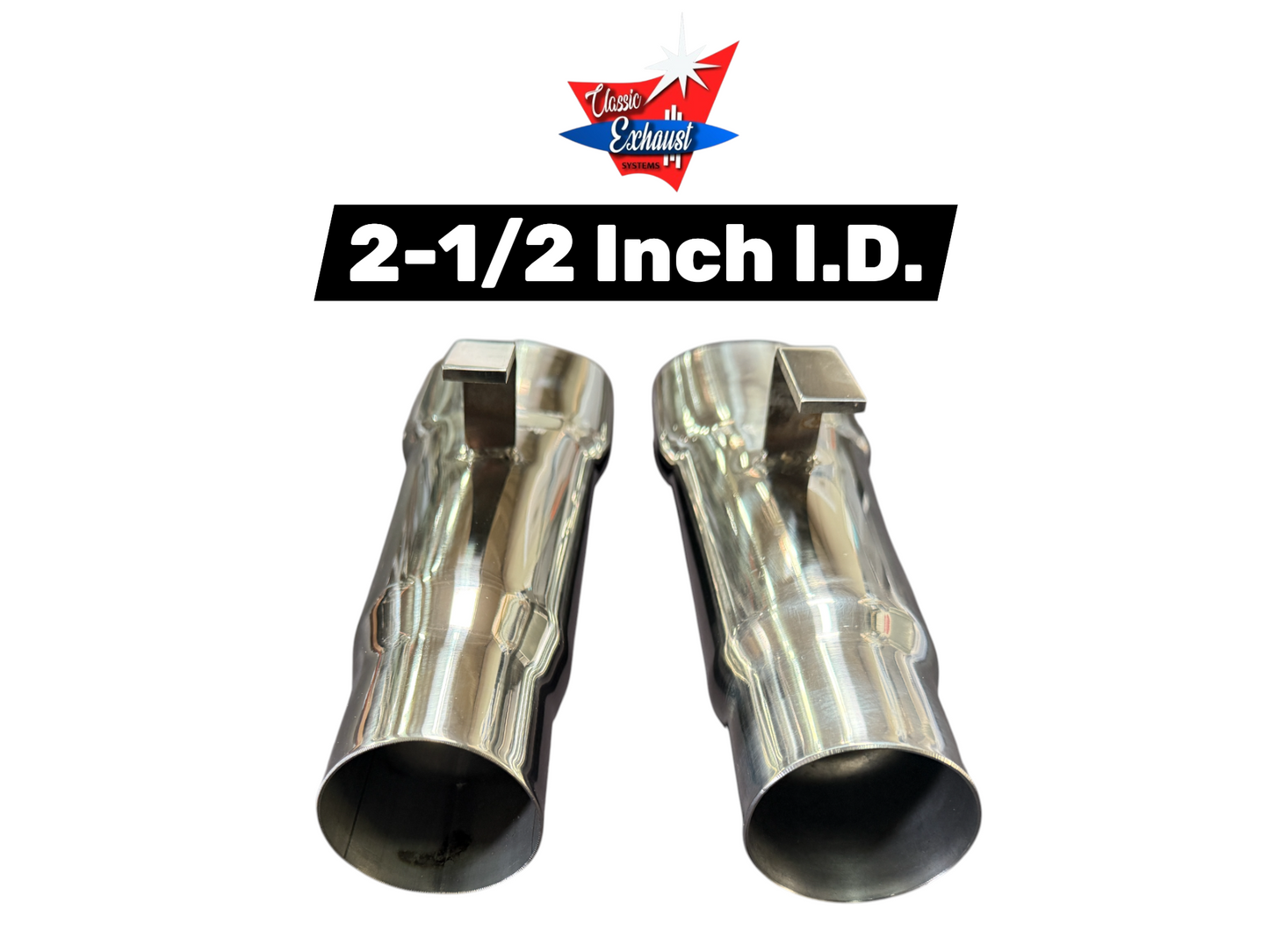 1968-70 Plymouth Roadrunner GTX Belvedere Exhaust Tips (304 Stainless Steel)