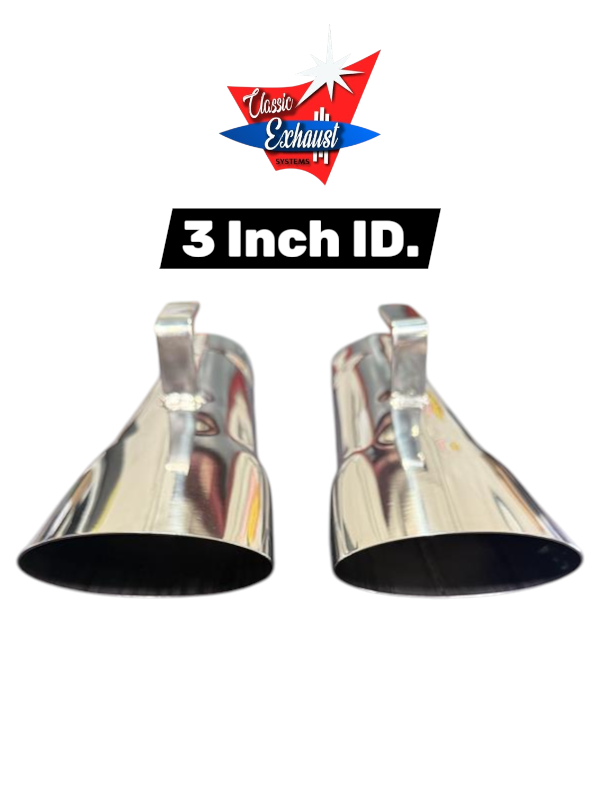 1968-70 Plymouth Roadrunner GTX Belvedere Exhaust Tips (304 Stainless Steel)