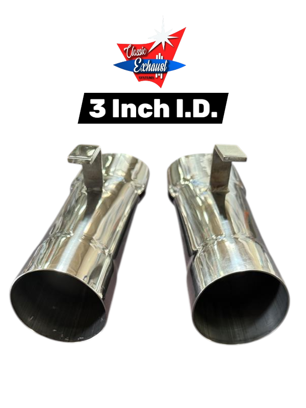 1968-70 Plymouth Roadrunner GTX Belvedere Exhaust Tips (304 Stainless Steel)