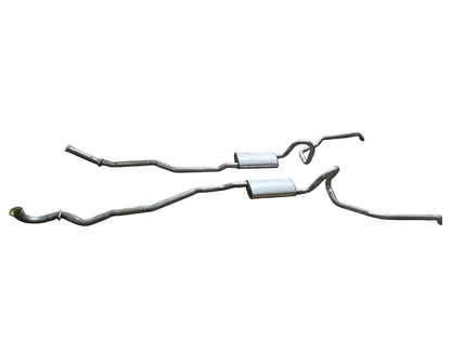 1972 Oldsmobile F-85 & Cutlass 350 Engine 4 Door Dual Exhaust System