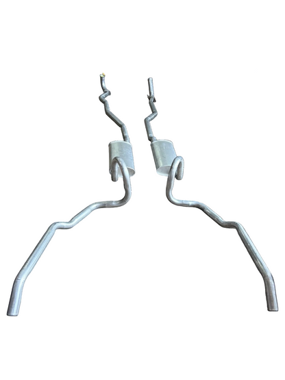 1972 Oldsmobile F-85 & Cutlass 350 Engine 4 Door Dual Exhaust System