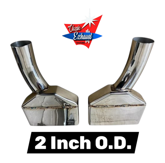 1970-74 Plymouth Cuda Tail Tips (304 Stainless Steel)