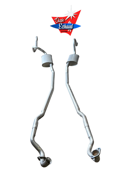 Sistema de escape doble para motor Dodge Dart 340 de 1971