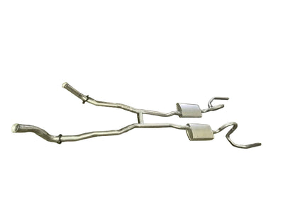 Sistema de escape doble para motor 351 de Mercury Montego de 1973
