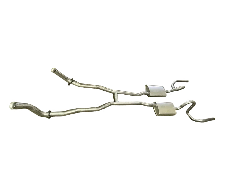 Sistema de escape doble para motor 351 de Ford Torino de 1972