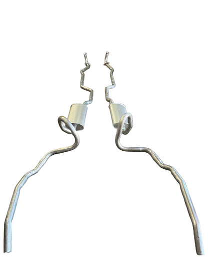 Sistema de escape doble para motores 400 y 455 de Pontiac Grand Prix 1973