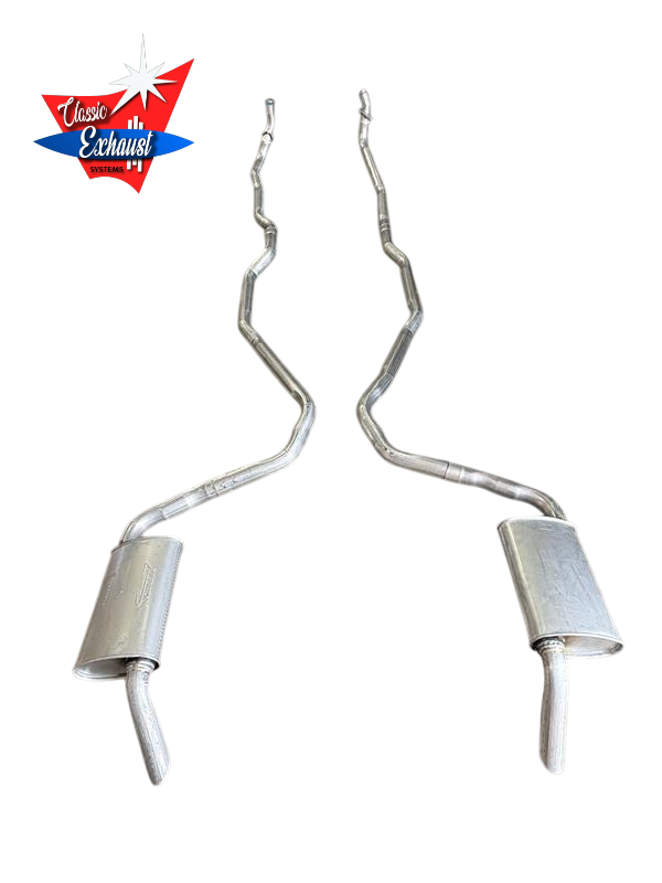 1974 Chevy Corvette 350 Engine (Exc Special Hi-Po) Dual Exhaust System