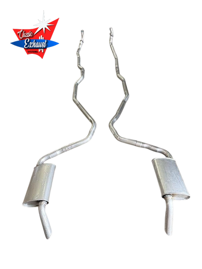 1974 Chevy Corvette 350 Engine (Exc Special Hi-Po) Dual Exhaust System