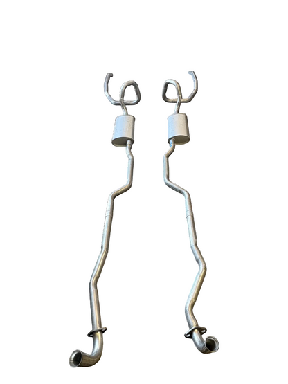 Sistema de doble escape para motor Pontiac Grand Am 400 de 1974