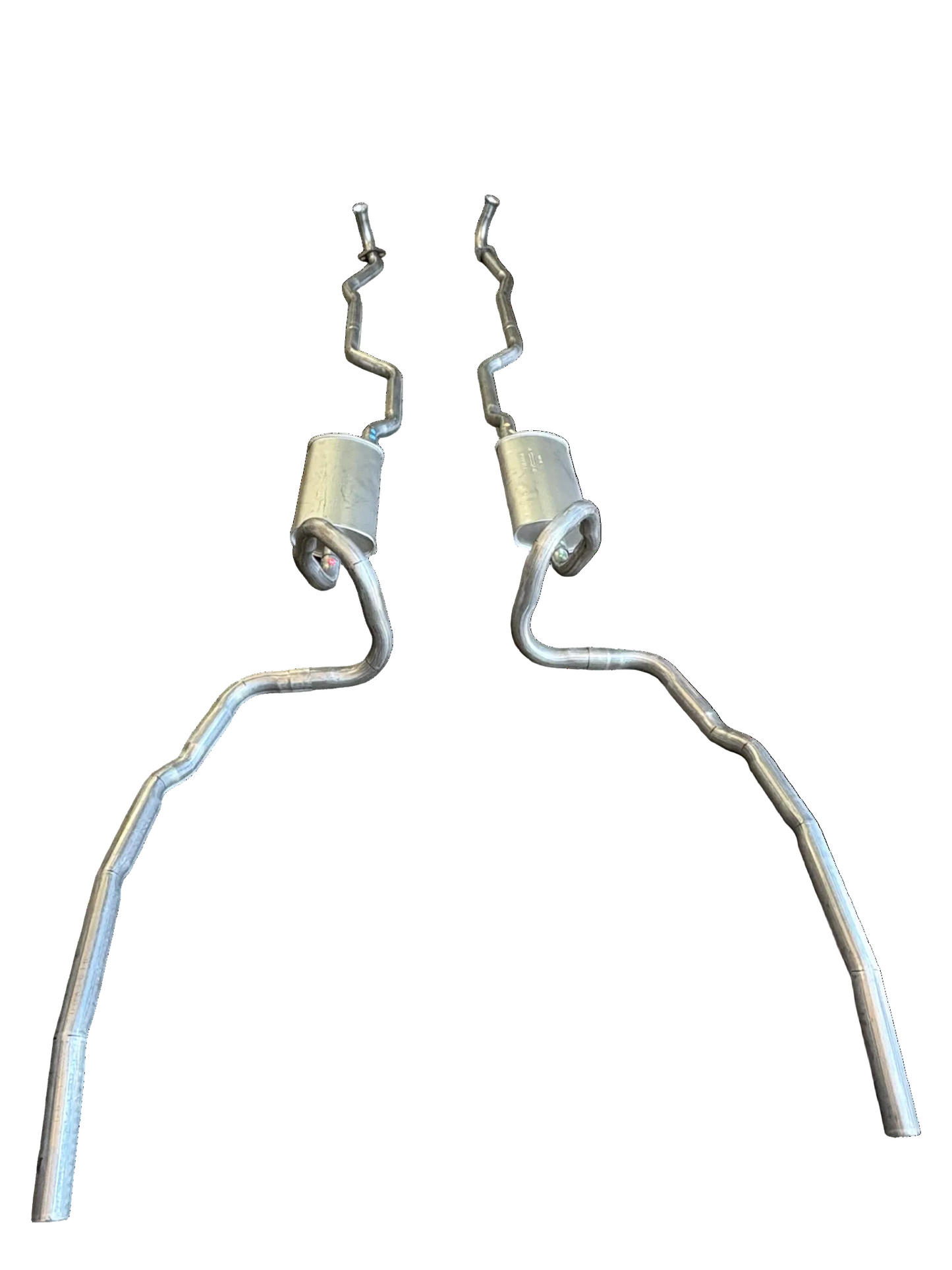 Sistema de doble escape para motor Pontiac Grand Am 400 de 1974