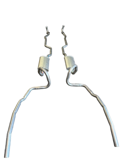 Sistema de doble escape para motor Pontiac Grand Am 400 de 1974