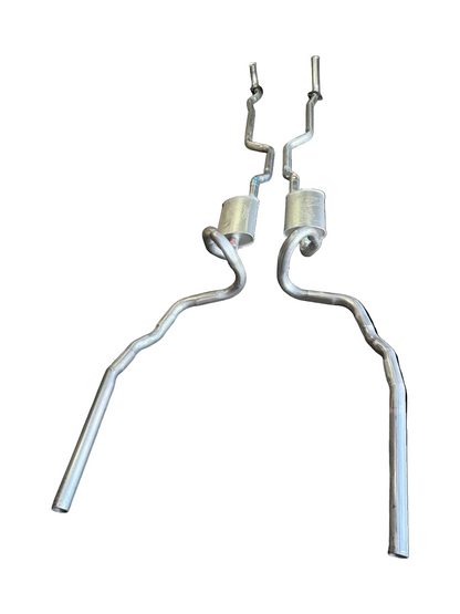 1974 Oldsmobile Cutlass 350 Engine Dual Exhaust System