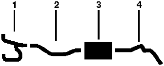 1974 Dodge Ramcharger 8 Cyl Engine Single Exhaust System diagram