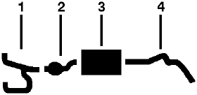 1975 Dodge Ramcharger 8 Cyl Engine Single Exhaust System diagram