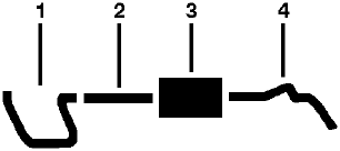1975 Dodge Ramcharger 8 Cyl 318 Engine Single Exhaust System diagram