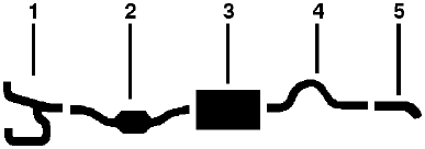 1980 Dodge Ramcharger 8 Cyl Engine Single Exhaust System diagram