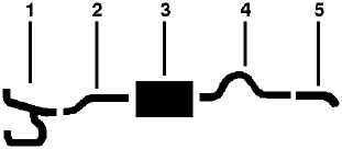 1984-86 Dodge Ramcharger 8 Cyl Engine Single Exhaust System (360 Engines 2 Wheel Drive) diagram