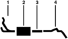 1974 Dodge B100 VAN 8 Cyl 360 Engine Single Exhaust System diagram