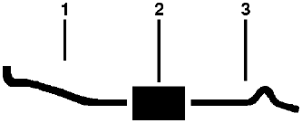 1970-72 Dodge A100 B200 VAN 8 Cyl 360 Engine Single Exhaust System diagram