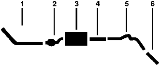 1980 Dodge B300 VAN 6 Cyl 225 Engine Single Exhaust System diagram