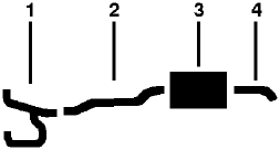 1969-71 Dodge Pickup 8 Cyl Engine Single Exhaust System diagram