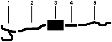 1986 Dodge RAM 50 Single Exhaust System diagram