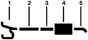 1975 Dodge D100 Pickup 6 Cyl Engine Single Exhaust System diagram