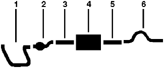 1980 Dodge W200 Pickup 8 Cyl Engine Single Exhaust System diagram
