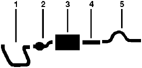 1980 Dodge D200 Pickup 8 Cyl Engine Single Exhaust System diagram