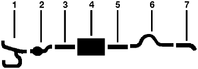 1976-77 Dodge W200 Pickup Single Exhaust System diagram