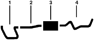 1979 Dodge D200 Pickup 8 Cyl Engine Single Exhaust System diagram