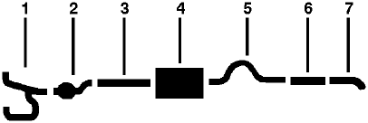 1988-89 Dodge D250 Pickup W250 Pickup 8 Cyl 318 Engine Single Exhaust System diagram