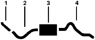 1954-56 Ford Pickup 6 Cyl Engine Single Exhaust System diagram