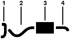1961-62 Ford Pickup 8 Cyl Engine Single Exhaust System diagram