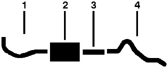 1975 Ford F-250 Pickup 6 Cyl Engine Single Exhaust System diagram