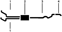 1979 Ford F-100 Pickup F-150 Pickup 6 Cyl 4.9L Engine Single Exhaust System diagram