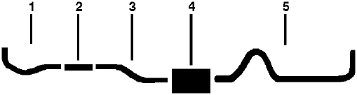 1983 Ford F-350 Pickup 6 Cyl 4.9L Engine Single Exhaust System diagram